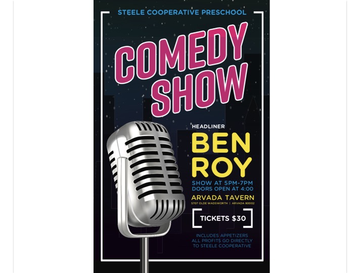 Steele Comedy Show | Ben Roy | October 12th